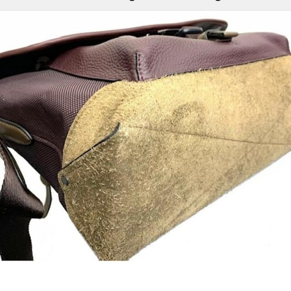 Coach Vintage  Manhattan Bike Messenger Shoulder Bag Bordeaux - Picture 4 of 9